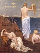 Pierre Puvis de Chavannes Young Girls by the Sea china oil painting reproduction